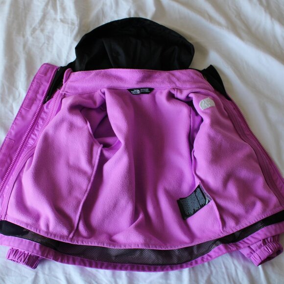 The North Face DryVent Infant Baby Girl Lined Windbreaker Jacket Fleece Size 2T - Picture 10 of 15